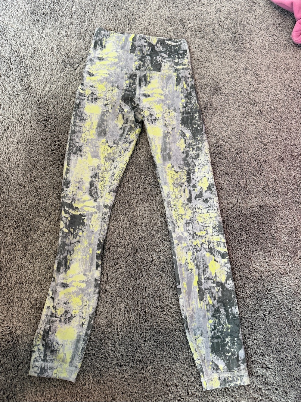 Wunder Train High-Rise Tights Cinder Grain Smoked Spruce Multi pattern 28”
